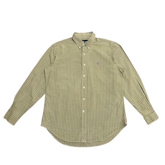 Polo Ralph Lauren Other - Polo Ralph Lauren‎ Classic Fit Green Plaid Button Down Shirt Long Sleeve L
